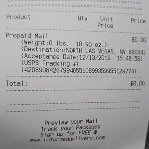 Tracking for patricia nash wallet